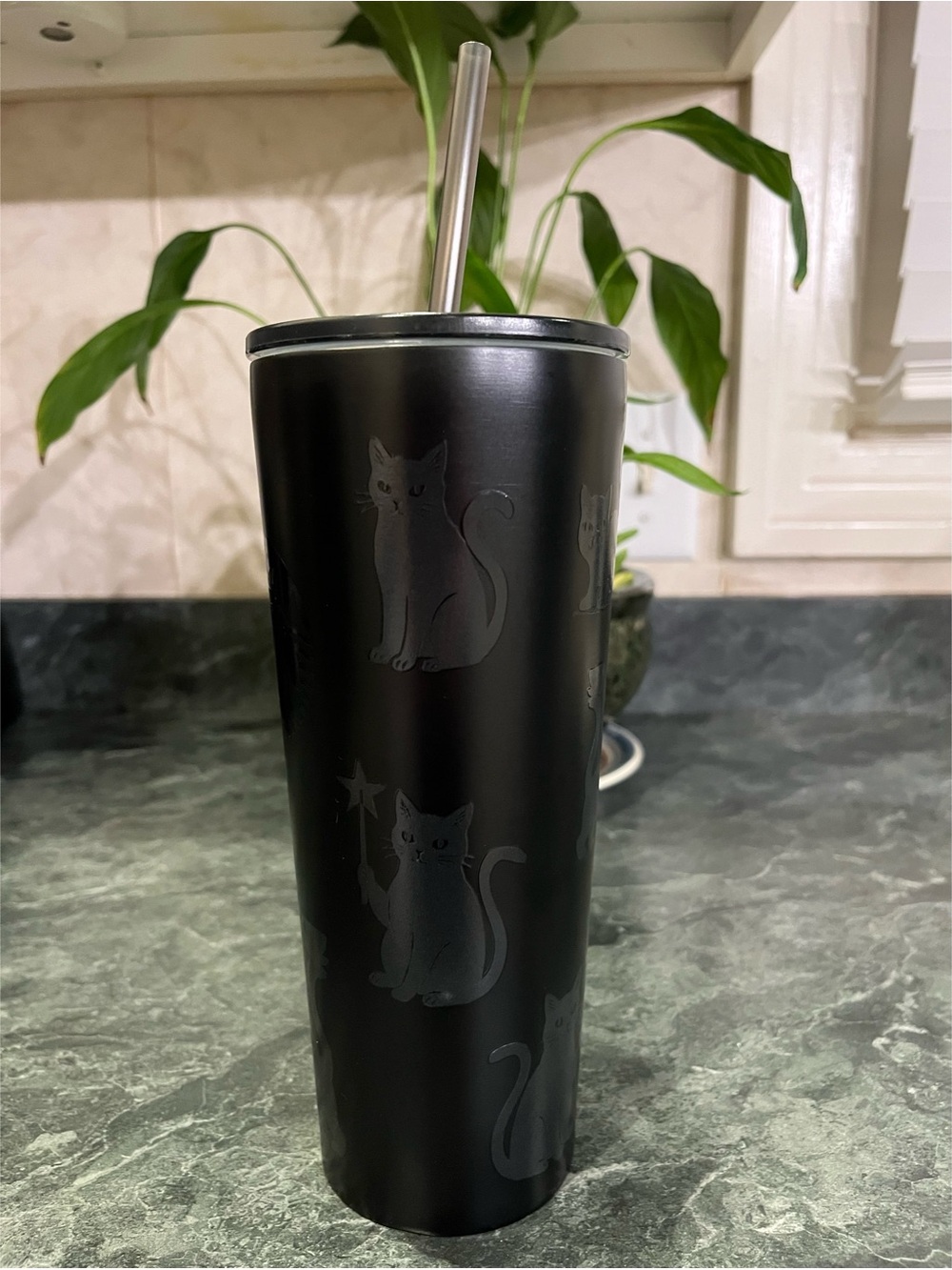 NWT Starbucks Halloween 2026 Limited Edition Black Cat Stainless Steel Cold Cup